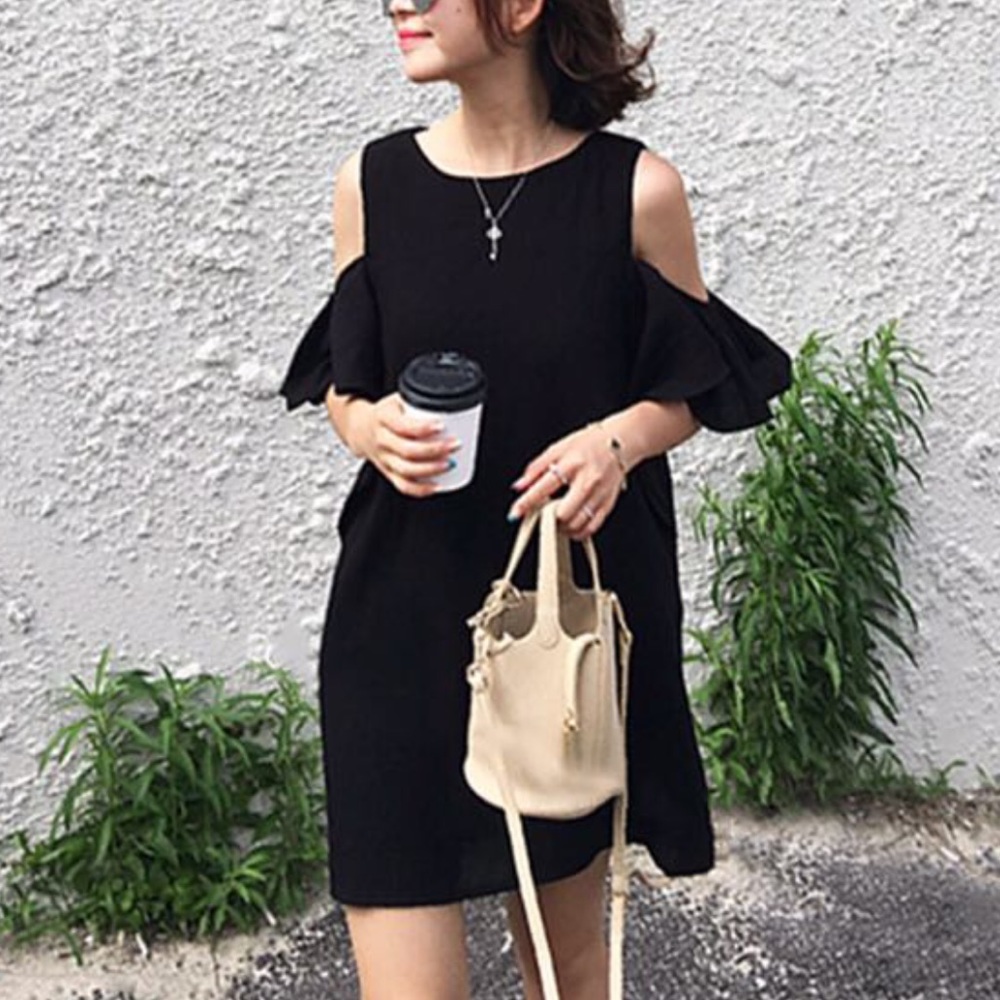 ANN TAYLOR COLD SHOULDER DRESS SIZE 0P NWT